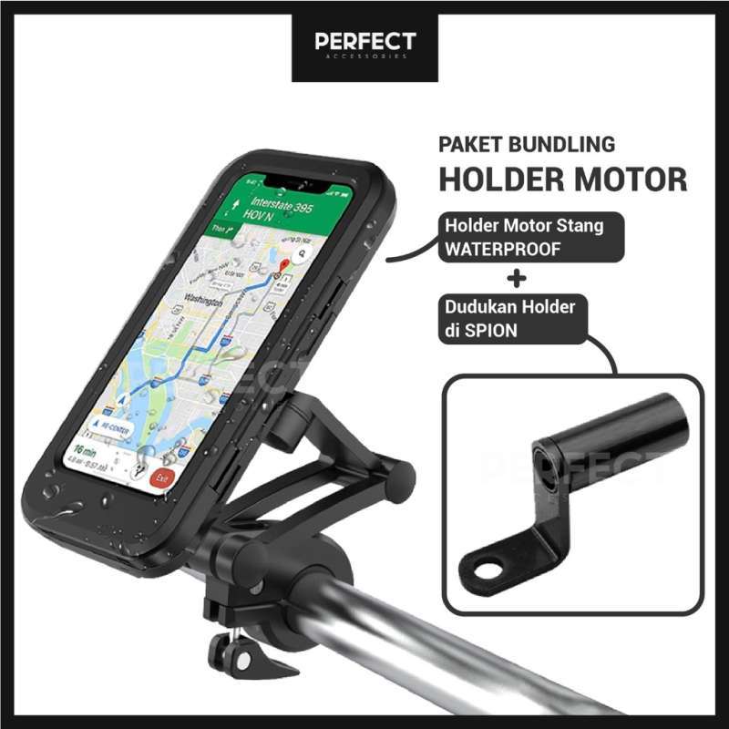 Promo Holder Hp Motor Waterproof Stang Bracket Phone Stand