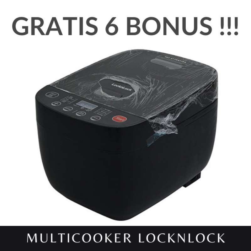 Promo Multi Cooker Lock N Lock 700 Watt 8 In 1 Diskon 23 di