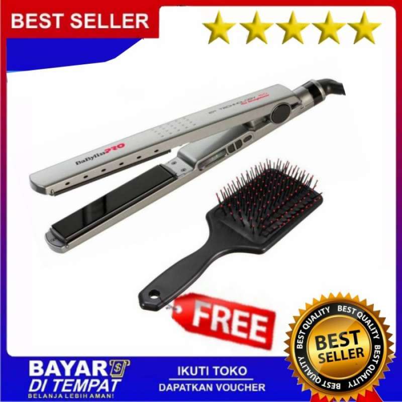 Promo Catok Rambut Babyliss Pro Bab 2091 Nano Titanium 28Mm Diskon