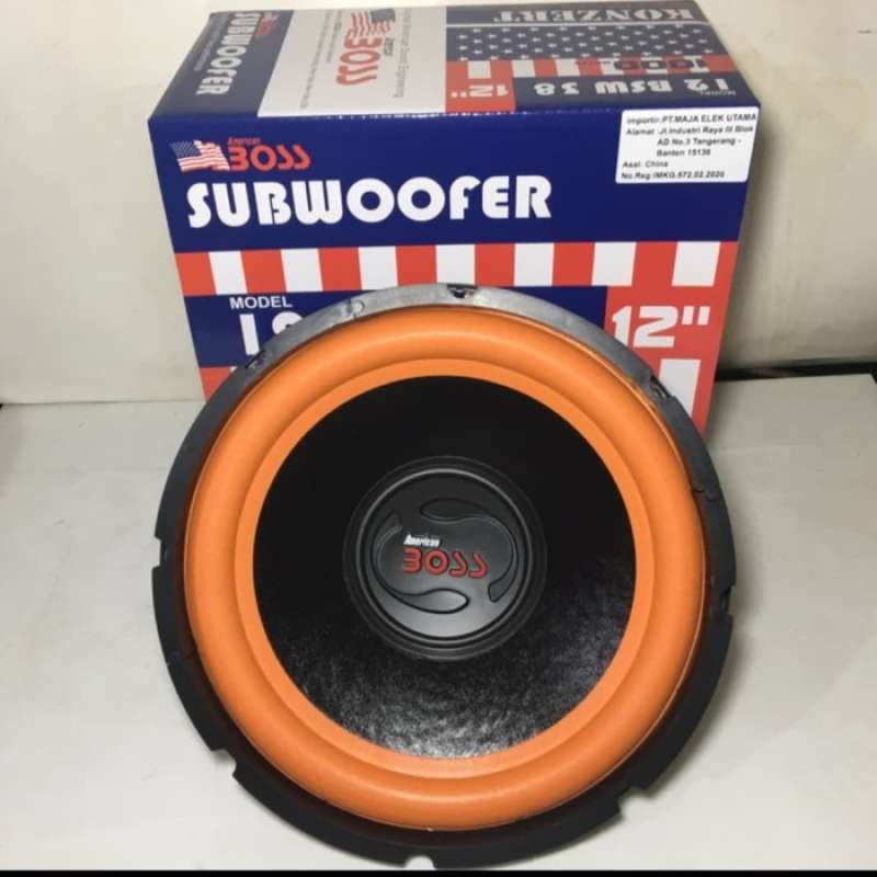 Speaker subwoofer american boss 12 hot sale