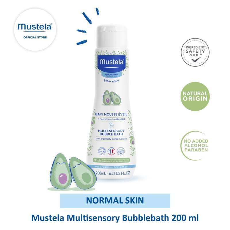 Promo Mustela Multisensory Bubblebath [200 Ml] Diskon 20% Di