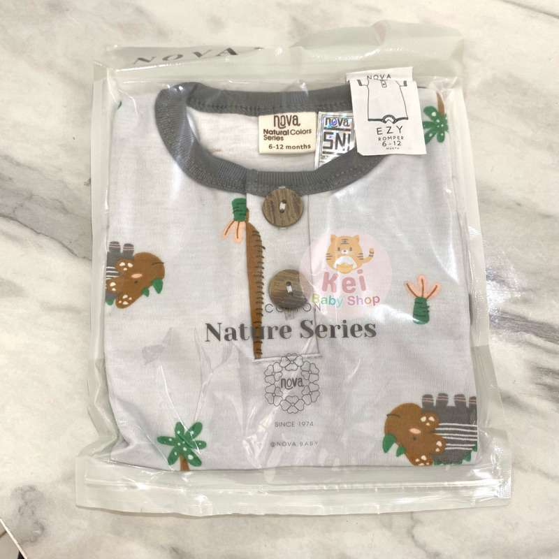 Jual Nova Ezy Romper Bayi Motif Sni Jumper Bayi Segiempat Pendek