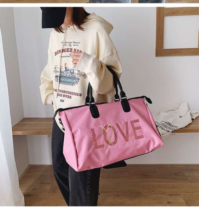 Promo Tas Travel tas Olahraga tas Gym Victoria Secret Pink Bling Kode V4 L Merah Muda Diskon 50 Di Seller One storee Wijaya Kusuma Kota Jakarta Barat Blibli