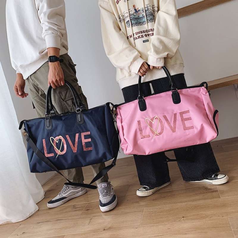Promo TAS TRAVEL TAS OLAHRAGA TAS GYM VICTORIA SECRET PINK BLING