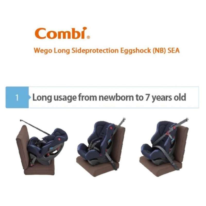 Promo Combi Car Seat Wego Long Side Protection Eggshock Nb Sea