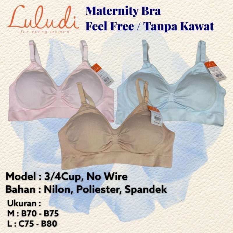 Promo Luludi By Wacoal Maternity Bra Feel Free / Menyusui Nursering/ 3/4Cup  Diskon 33% di Seller Luna Baby & Kids - Pinangsia, Kota Jakarta Barat