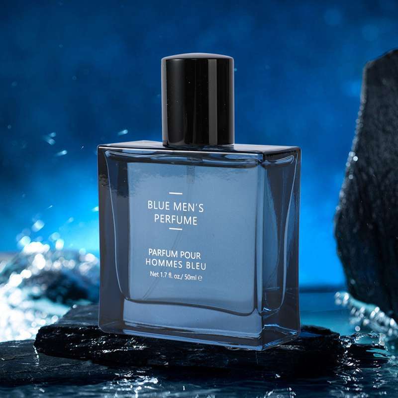 Miniso blue men's perfume store