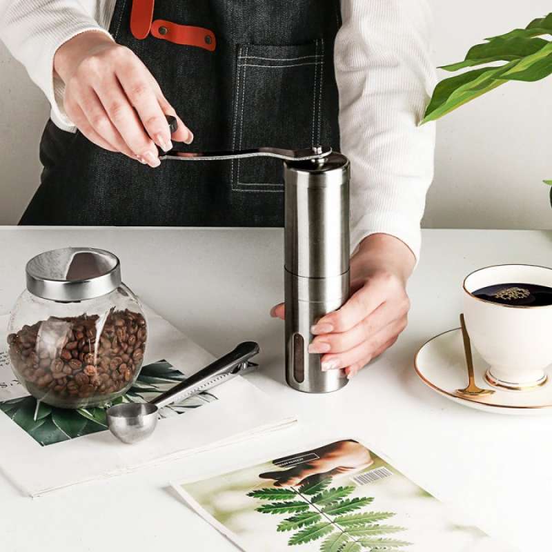 Promo Alat Penggiling Kopi Manual Coffee Bean Grinder Coarse Fine