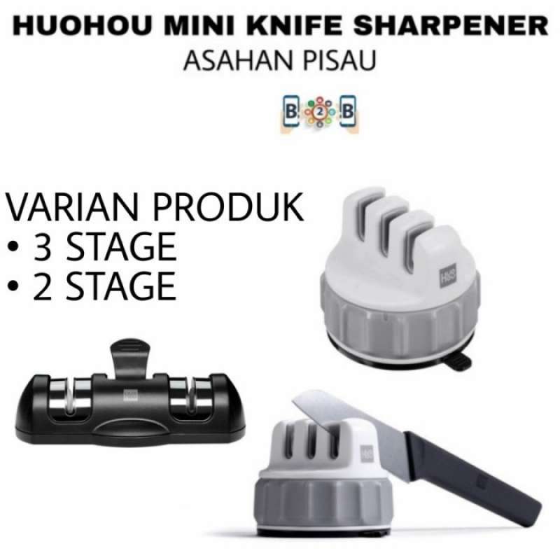 Huohou Fixable Knife Sharpener, Mini Knife Sharpener Huohou
