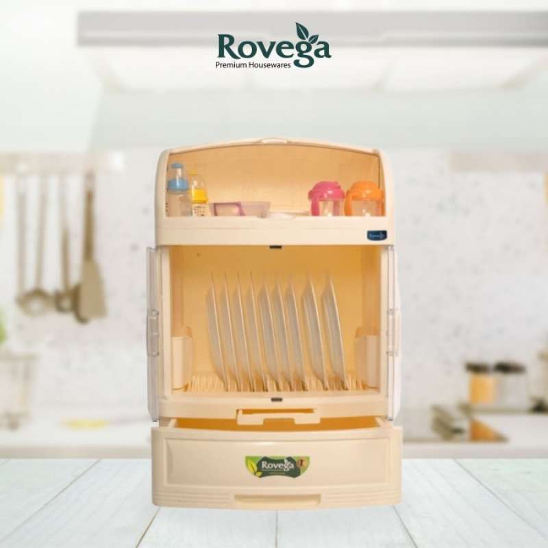 Promo Rovega Rak Piring Plastik Pladys Cr Premium Dish Cabinet food Grade Diskon 23 Di Seller Best Home Living Kebon Kacang Kota Jakarta Pusat Blibli