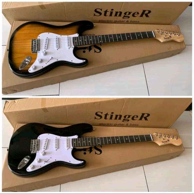 Jual Gitar Listrik Merk Stinger Free Packing Kayu Coklat Di Seller Fitri Mote Mangunjaya Kab. Bekasi Blibli