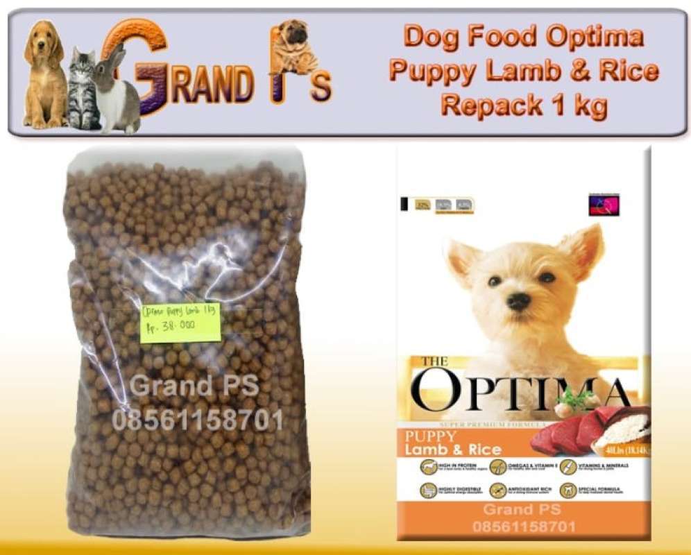 Optima puppy outlet dog food