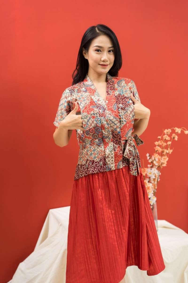 Batik kimono dress best sale