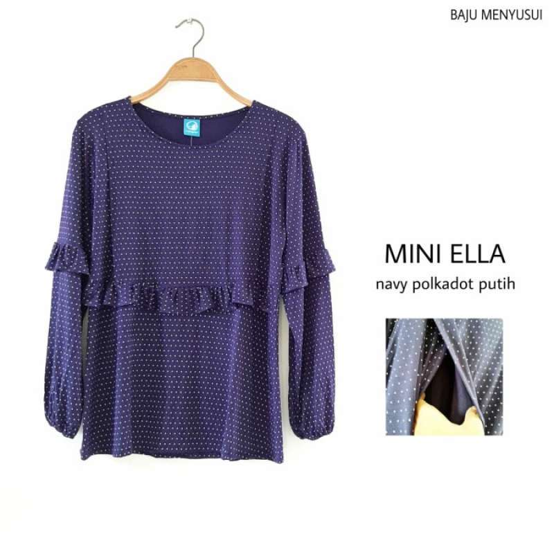 Promo Mamigaya Nursing Wear Mini Ella Baju Kaos Menyusui Baju