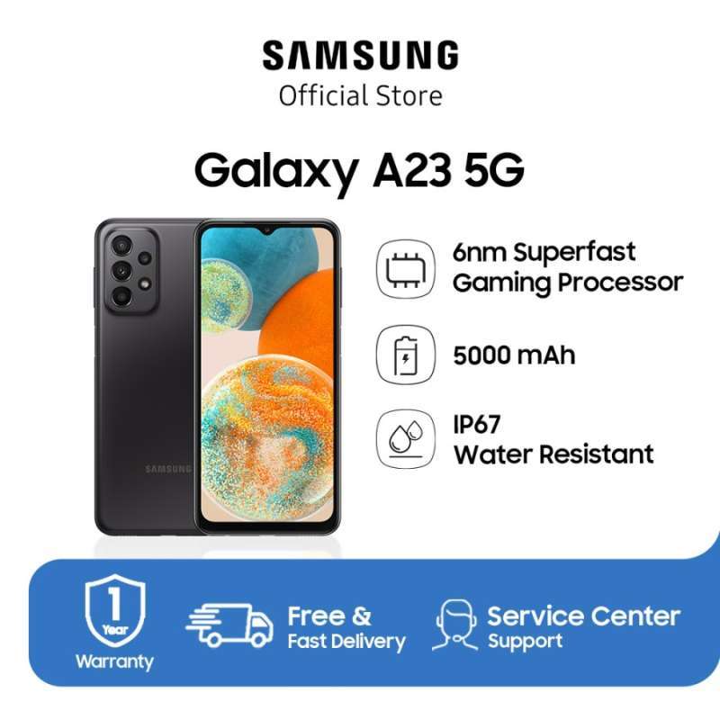 SAMSUNG A23 5G NFC RAM 8/128 GB GARANSI RESMI BISA KREDIVO PAYLATER