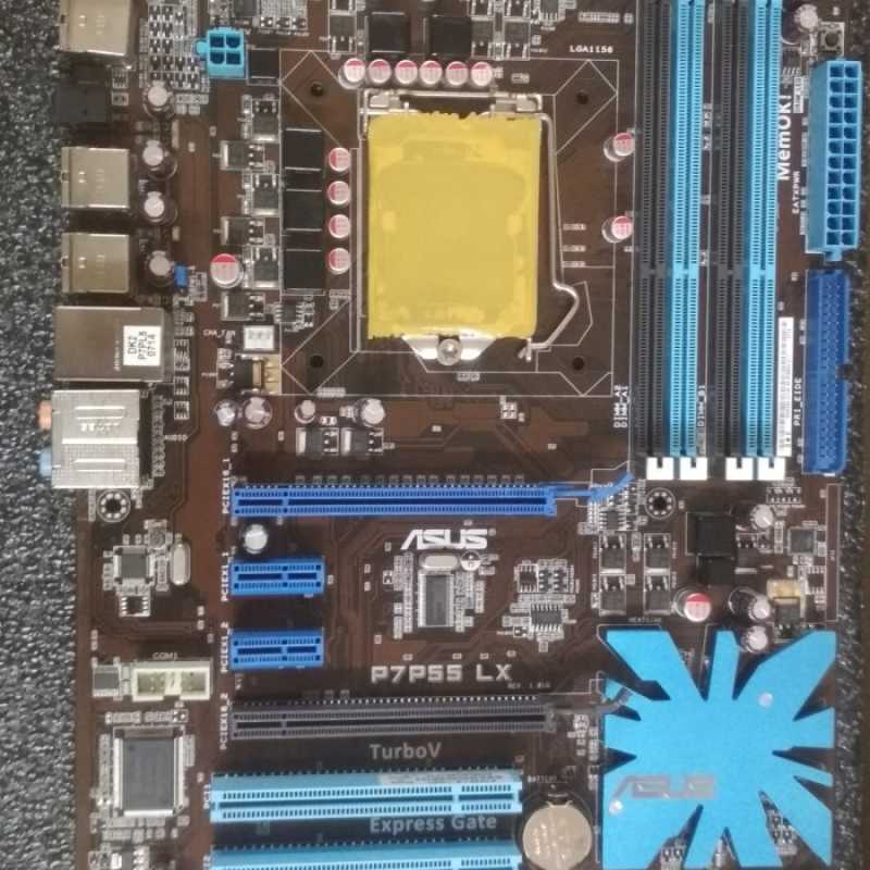 Asus p7p55 lx motherboard store