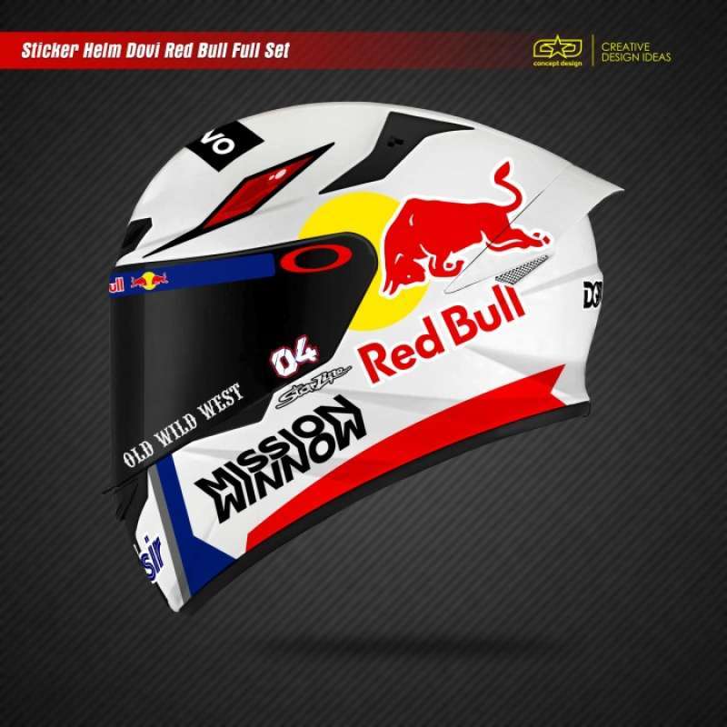 Promo Sticker Helmet Full Set Kyt Suomy Dovi Diskon 23 di