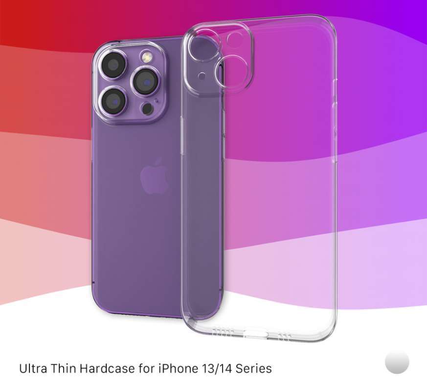 Case iPhone 14/13 Asenaru AirLite Clear Hard Casing Mini/Plus/Pro/Max