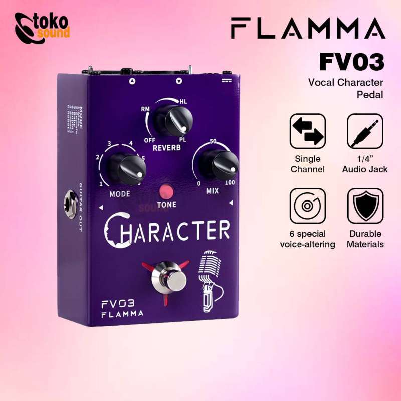 Jual Flamma Fv03 Fv-03 Character Vocal Effect Pedal Di Seller