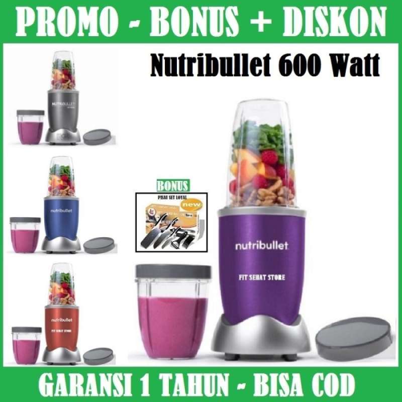 Promo NutriBullet Nutrition Extractor 600watt Capacity 700ml