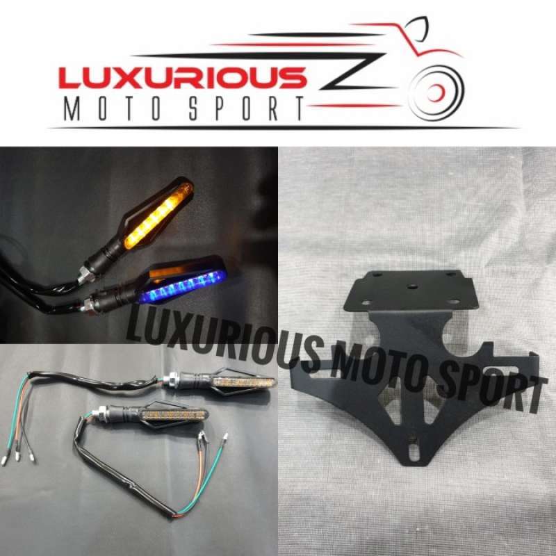 Promo tail tidy gsx r150 braket plat nomor gsx lampu sen belakang