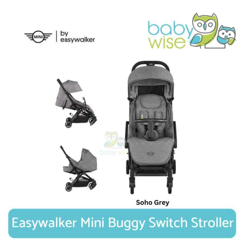 Easywalker Mini Buggy Switch Stroller Soho Grey