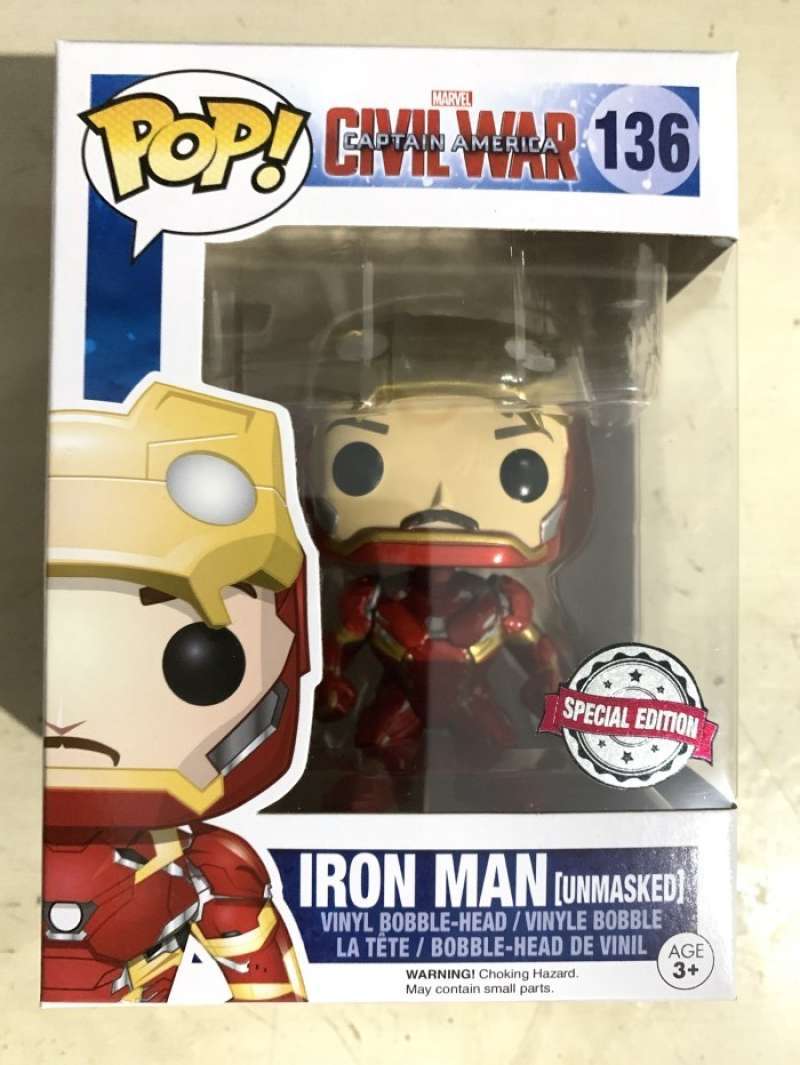 Unmasked iron man athese pop infinity war