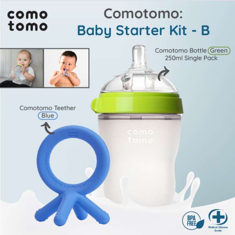 Promo Comotomo Baby Starter Kit B Comotomo Bottle 250ml