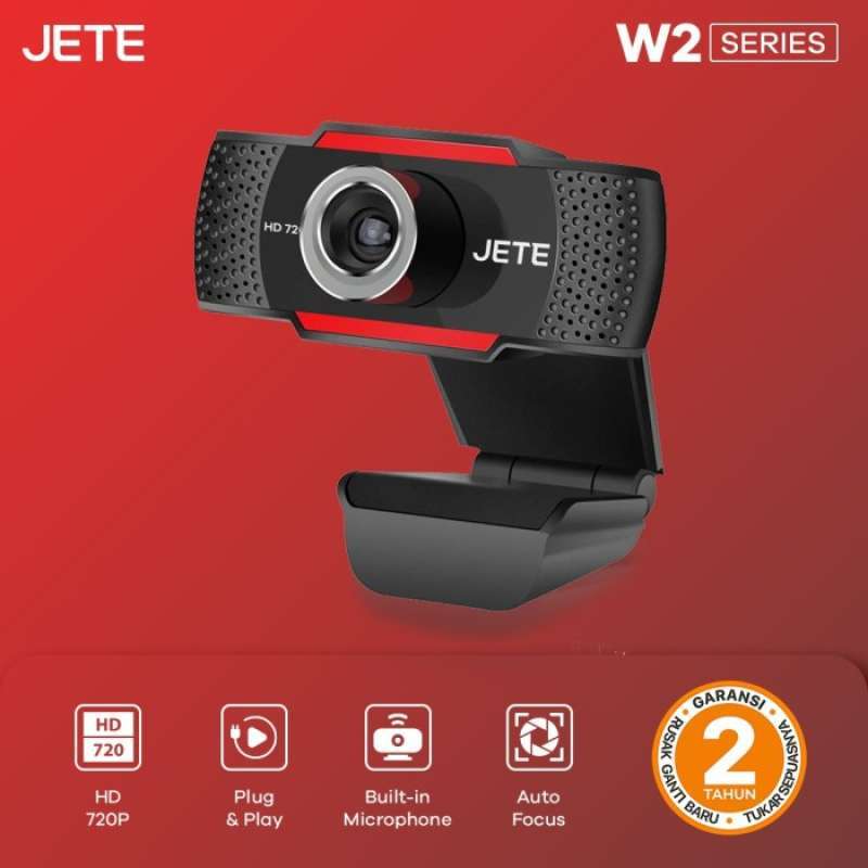 Promo Jete Webcam W2 Series Webcam HD 720 P Garansi Resmi
