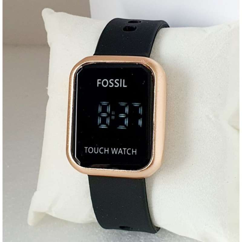 Jual Jam Tangan Wanita Led Touch Screen Watch Tali Karet Rubber Di