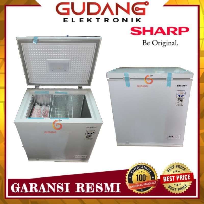 Freezer box top sharp 500 liter