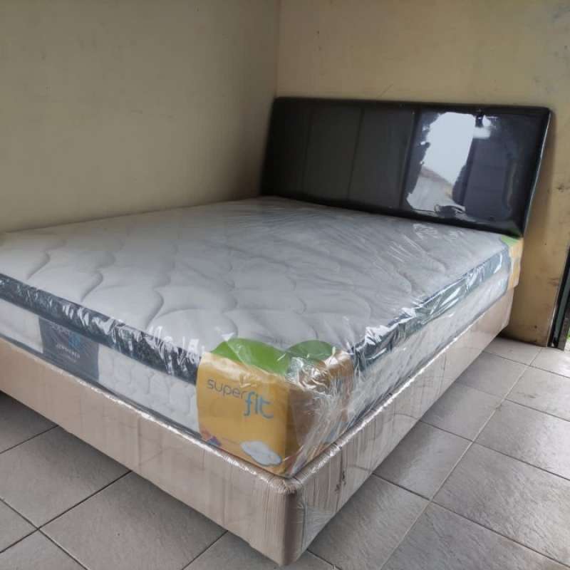 Promo Set Spring Bed Comforta Superfit Silver Xtra Uk 120X200