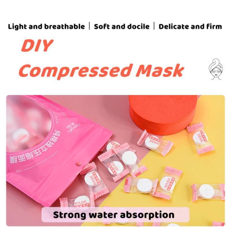 Dry sheet mask shop tablets