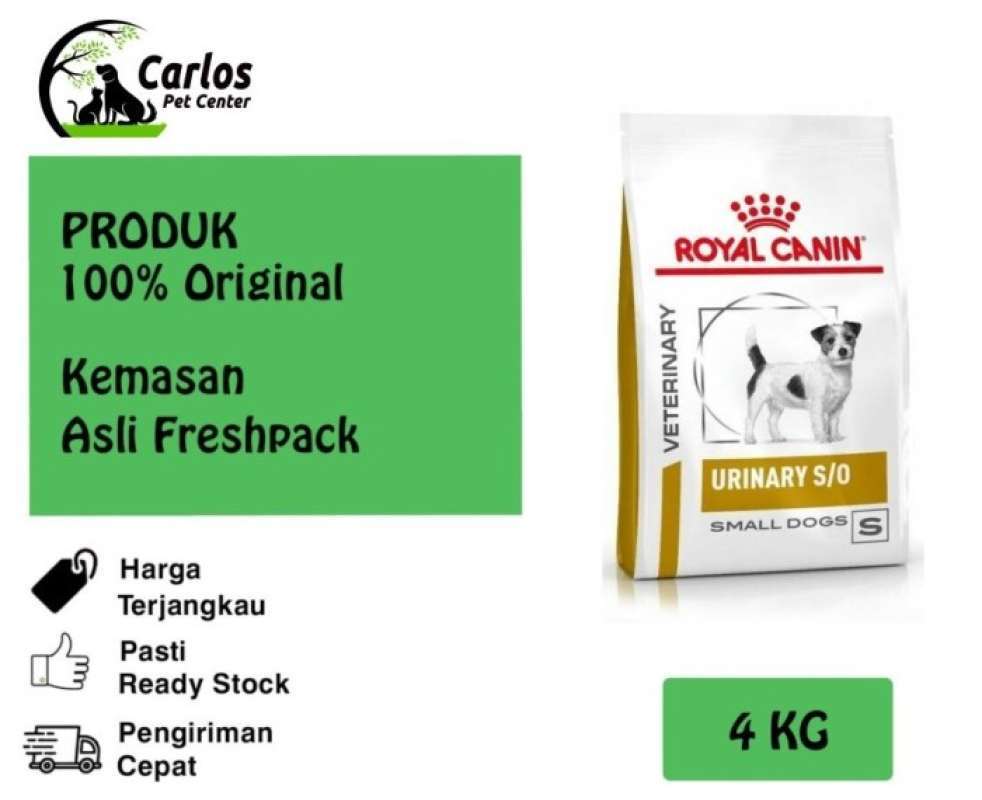 Royal canin urinary small dog 4kg sales