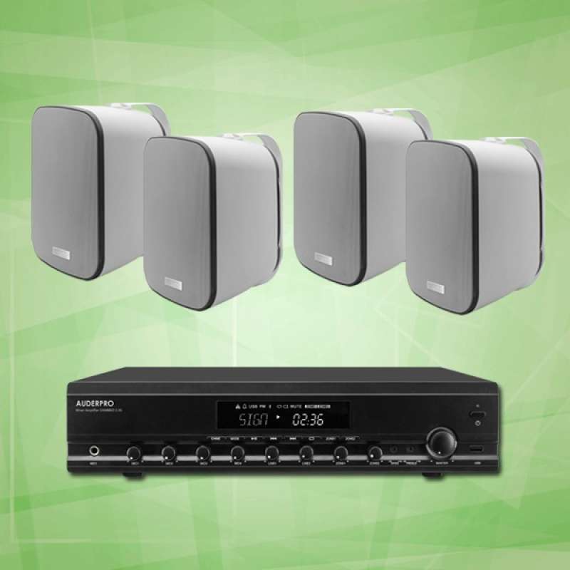Jual SOUND SYSTEM CAFE INDOOR OUTDOOR MEZZO 11 SPEAKER 40 WATT