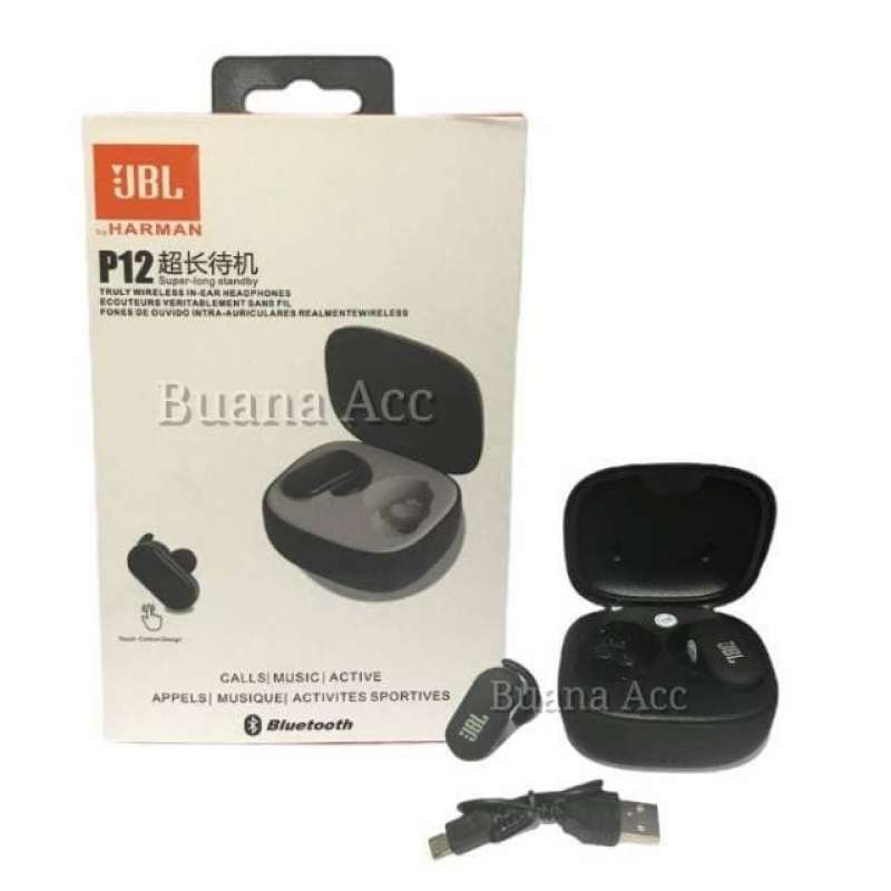 Jual Unik Headset Bluetooth 5.0 Jbl By Harman P12 Tws Berkualitas Di Seller Gamelan Store Tugu Selatan Kota Jakarta Utara Blibli