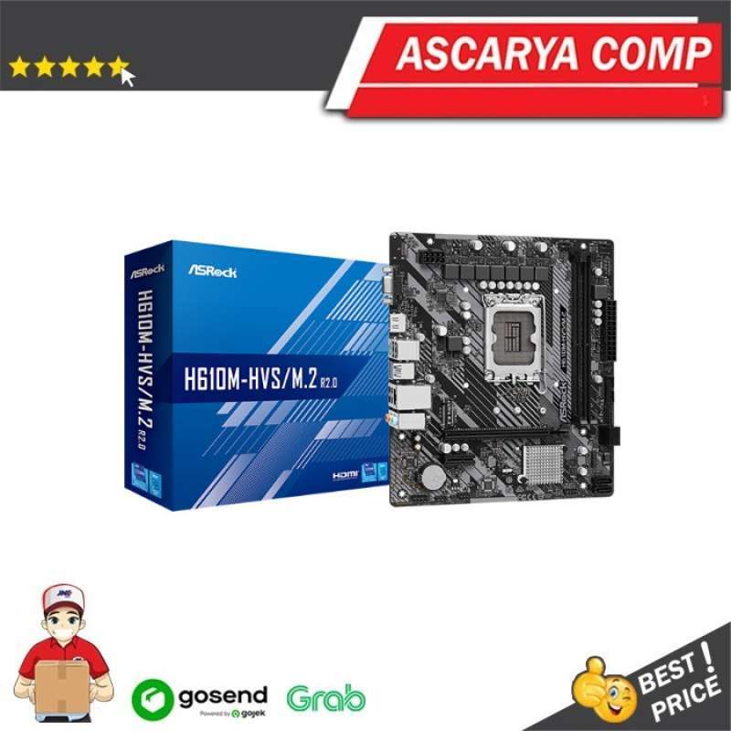 Amazon.com: ASRock H610M-HVS/M.2 Motherboard (LGA 1700