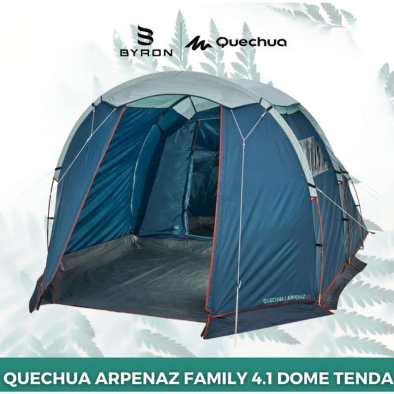 Promo Quechua Tenda Arpenaz 4.1 Family Dome Camping Untuk 4 6 Orang Tosca Diskon 9 Di Seller Aldan Store Cileungsi Kab. Bogor Blibli