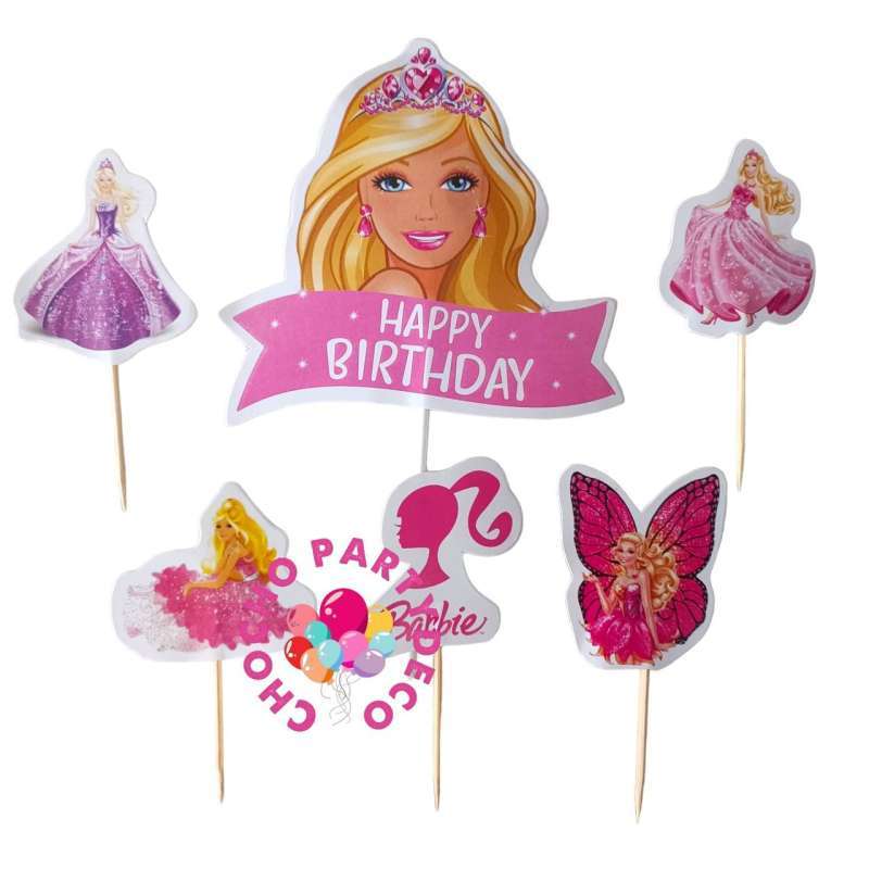 Topper BARBIE Topper Kue Barbie Ken