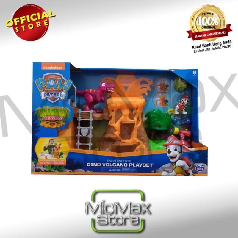 Promo PAW PATROL DINO RESCUE DINO VOLCANO PLAYSET WITH ZIPLINE