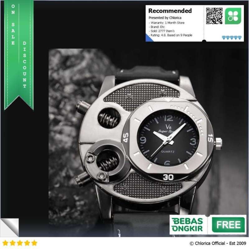 Jam fantastic Tangan Analog V8