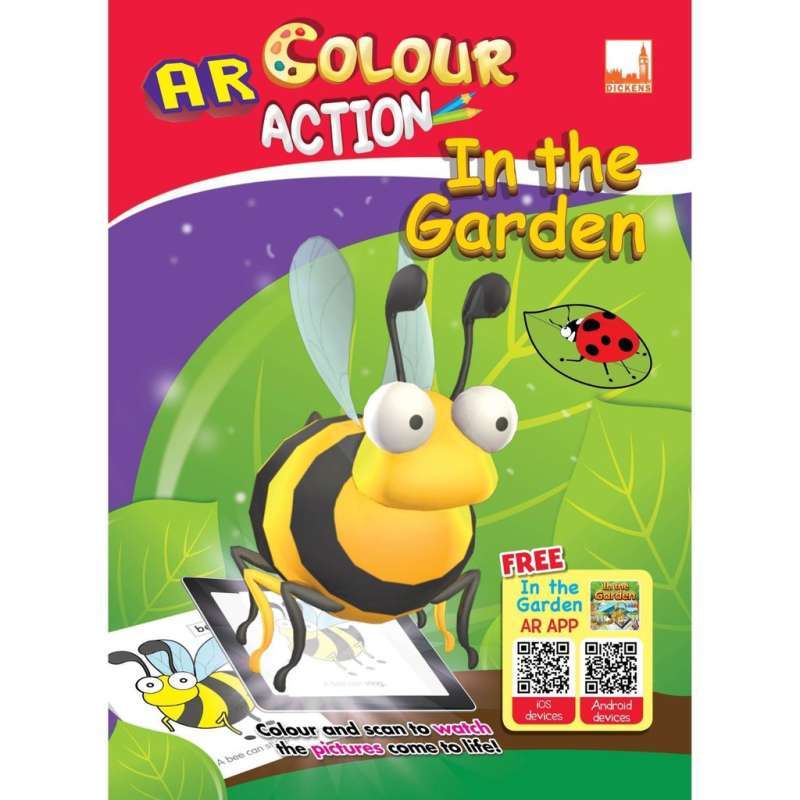 AR COLOUR ACTION (DICKENS) - IN THE GARDEN