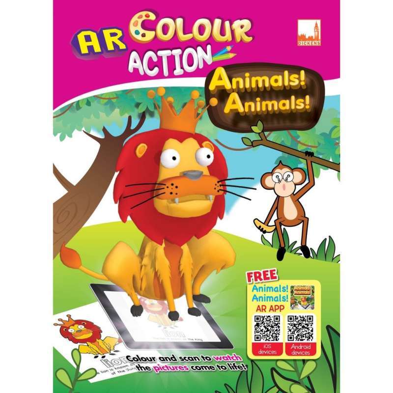 AR COLOUR ACTION (DICKENS) - ANIMALS! ANIMALS!