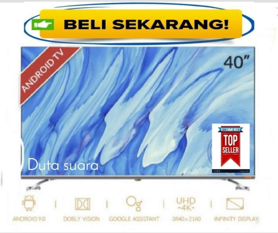 Promo Coocaa Led Tv 40 Inch 40S6G Android Smart Tv 9.0 Free Breket