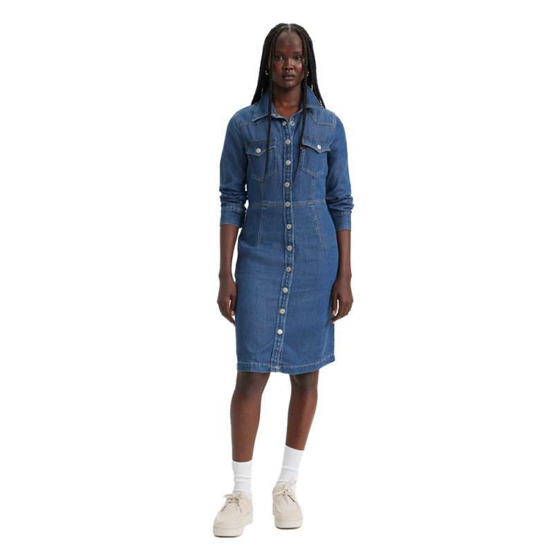 Jual Levi's® Women's Otto Western Dress (a7565-0000) Di Seller