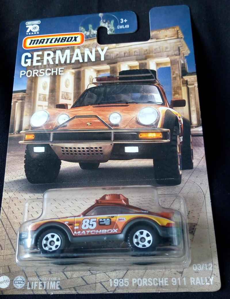 Matchbox porsche top 911 rally