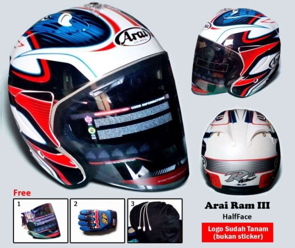 Decal sales helm arai