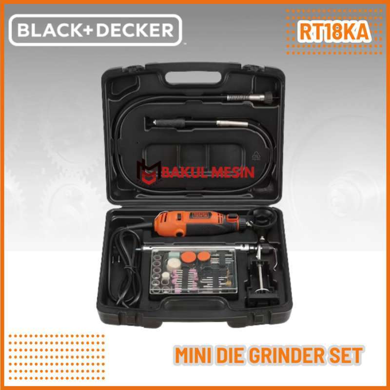 Promo BLACK DECKER RT18KA Mini Die Grinder Rotary Tool RT 18 KA