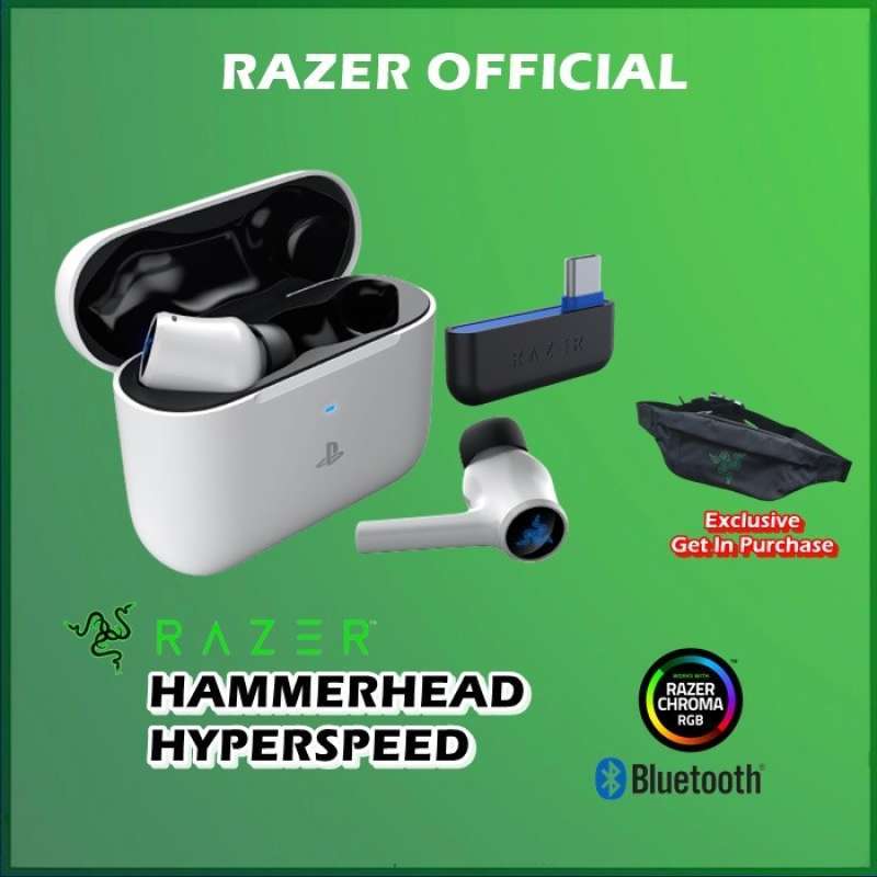 Promo Terbaik Razer Hammerhead Hyperspeed True Wireless Headset