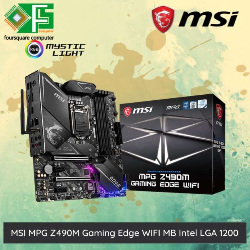Jual Motherboard Msi Z490m Gaming Edge Wifi Mb Intel Socket Lga